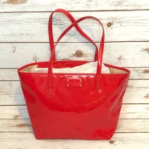 Red Kate Spade Purse Tote